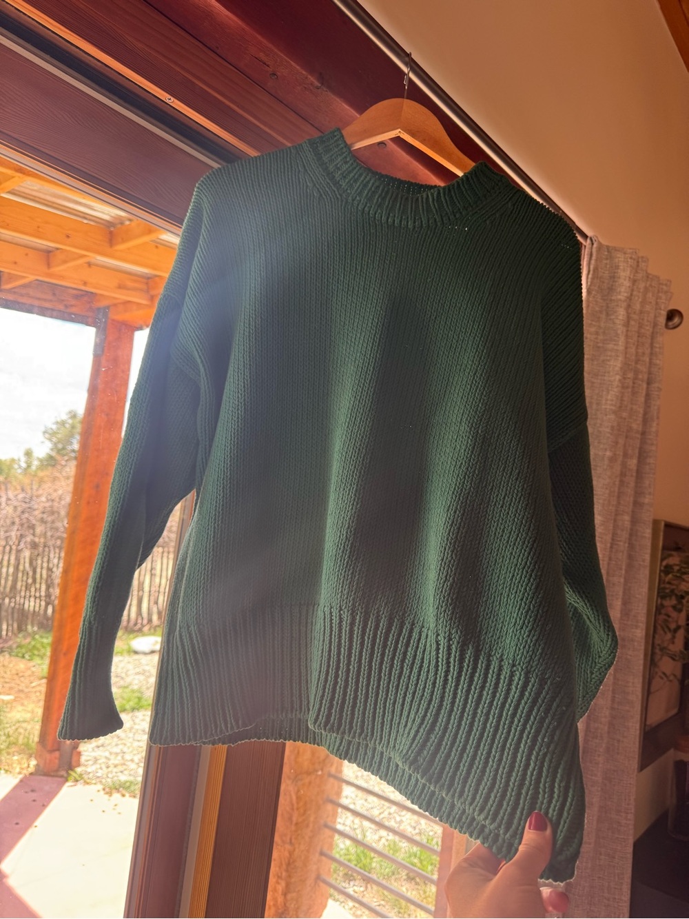 Babaa cotton jumper no16 tree fern